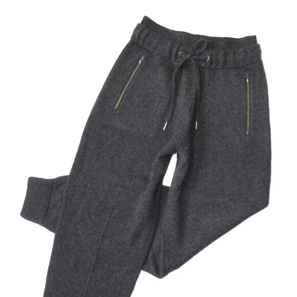 NWT Naked Cashmere Mavis Jogger in Charcoal Knit Pull-on Sweater Pants S - Picture 2 of 8